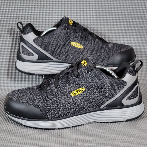 Keen Other - Keen Utility Spart Grey/Black Aluminum Toe Work Shoes - Size 13D - EUC!